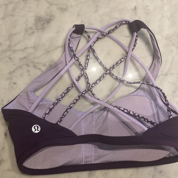 EUC purple Lululemon free to be wild sports bra - Picture 2 of 5